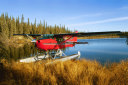 float plane on a lake